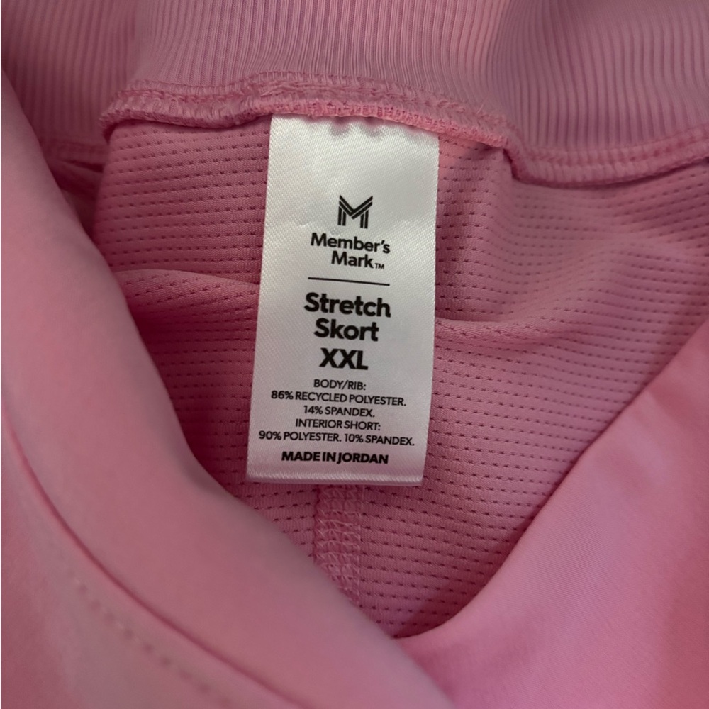 Member's Mark Pink Stretch Skort XXL